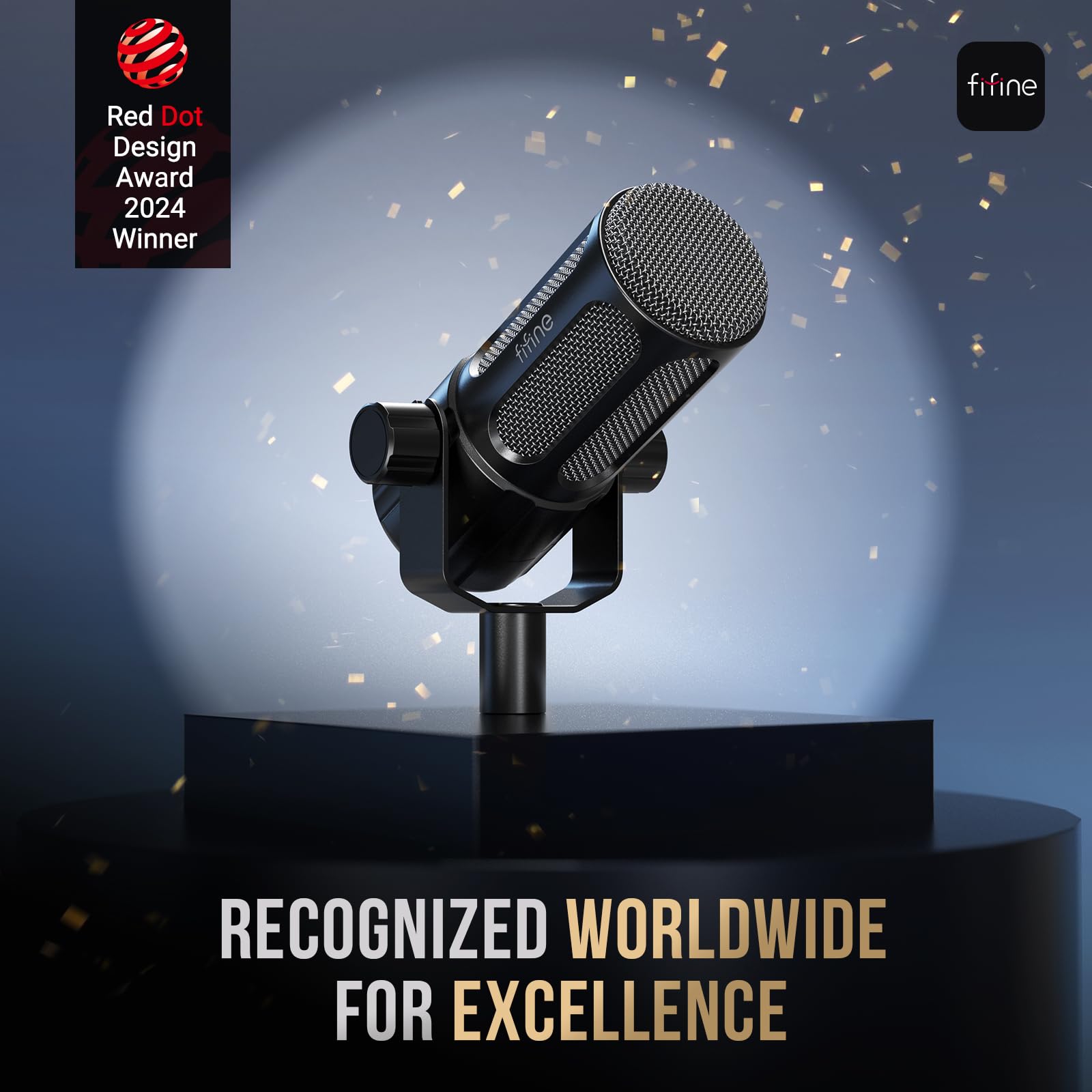 FIFINE XLR 高性能 ダイナミックマイク TANK1 ASMR Amazon.com: FIFINE XLR Dynamic Microphone, Studio Vocal Mic for