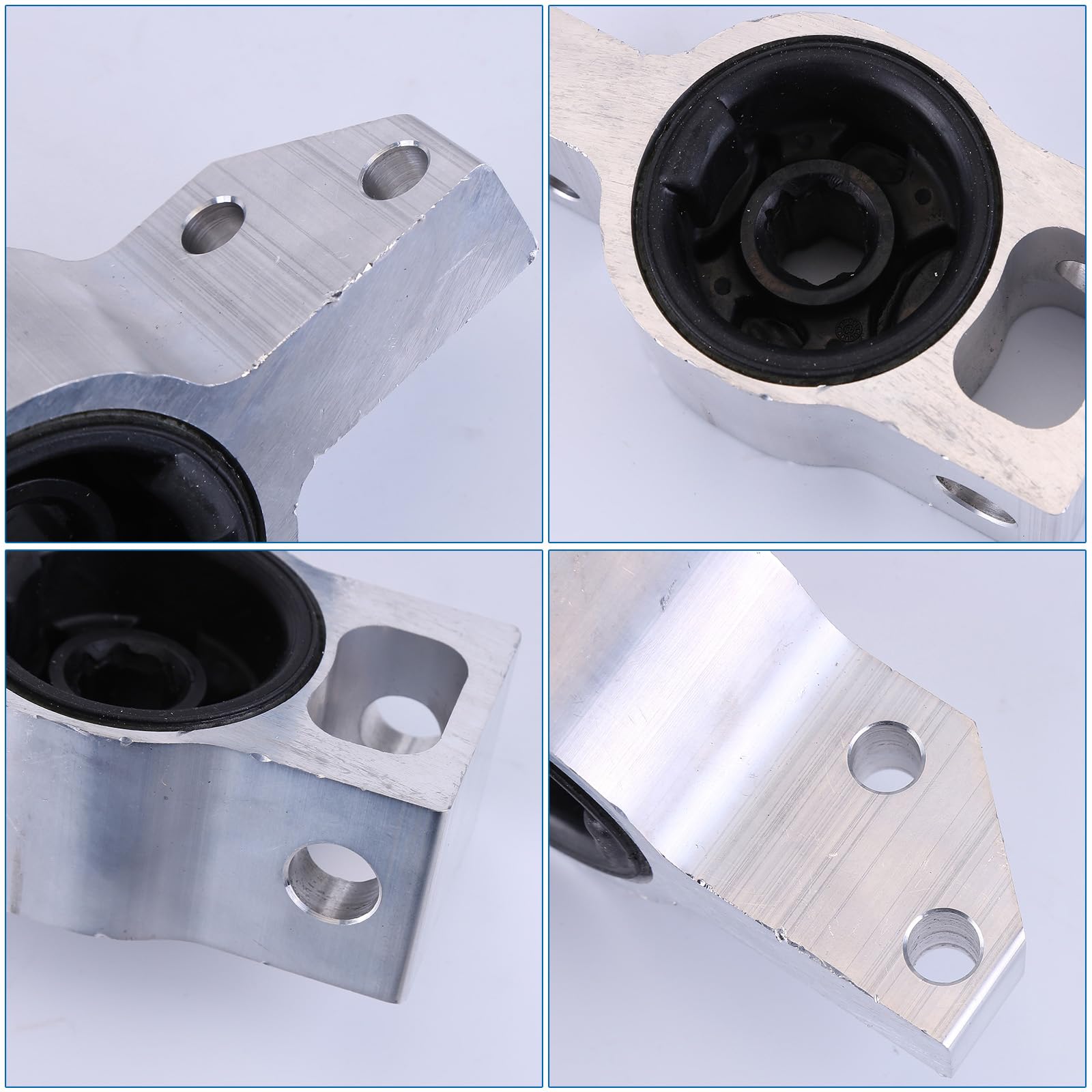 JAWSEU 2PCS Querlenkerbuchse 3C0199231A Kompatibel für Q3 8UB 8UG Passat 3C2 362 Passat CC 357 Tiguan 5N,Langlebige Gummi-Metall-Vorderachsbuchse