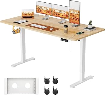 Alebert 電動式スタンディングデスク 昇降式デスク Amazon.co.jp: Alebert 昇降デスク 電動 昇降式デスク 幅140