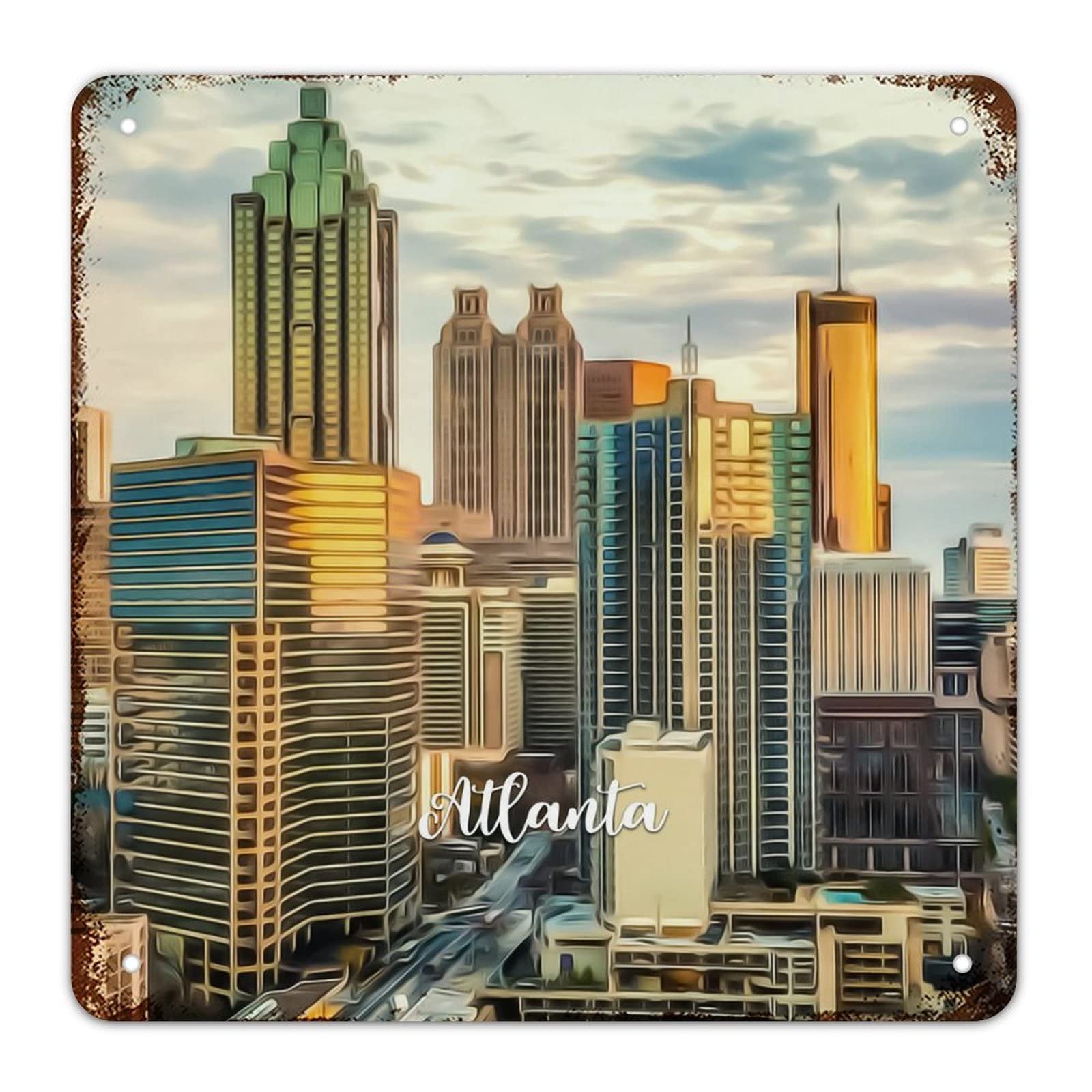 Panneau aluminium Atlanta pour habiller un mur blanc avec style