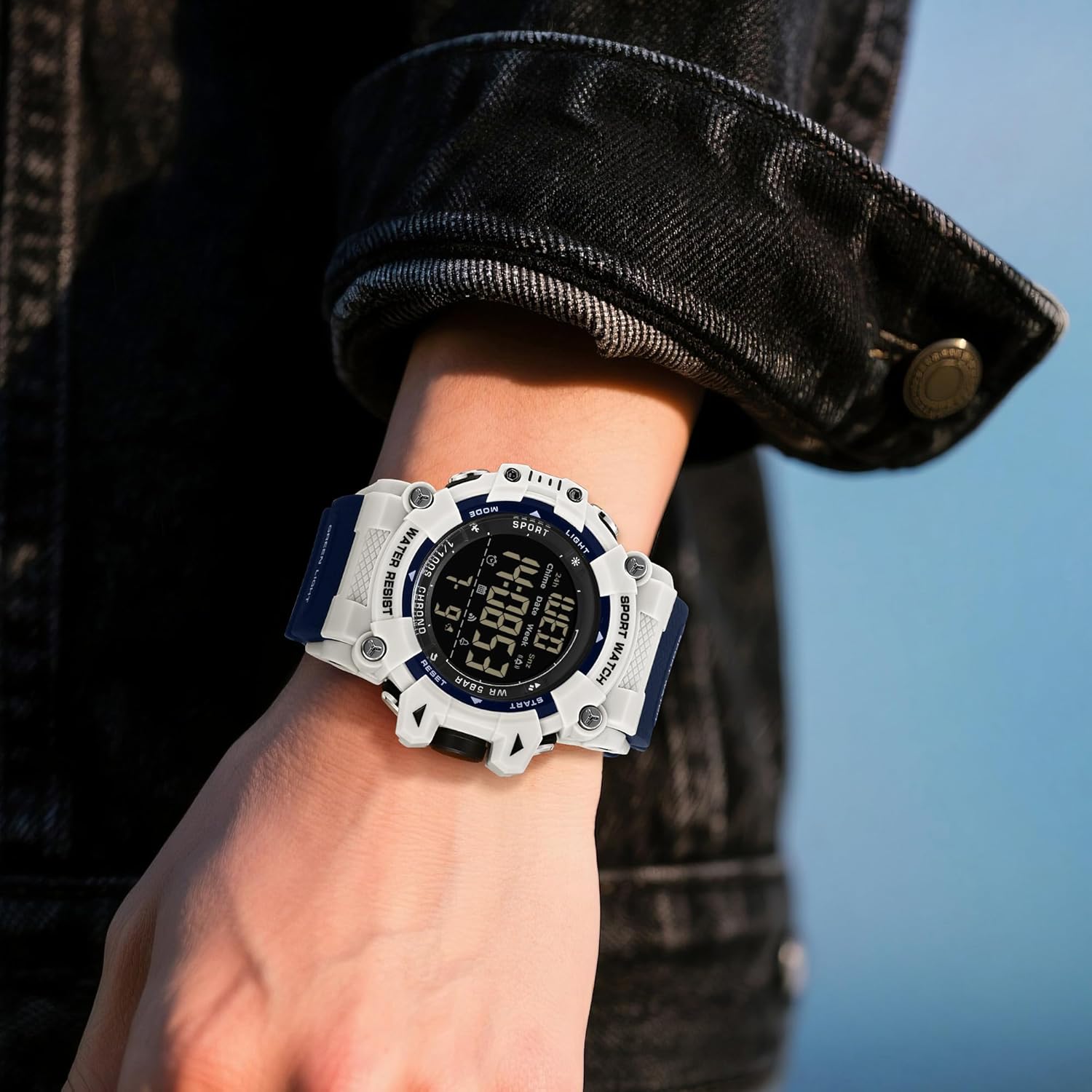 findtime Military Watches for Men Waterproof Digital Watch Big Face Stopwatch Countdown Tactical Mens Sports Watch Alarm Relojes para Hombres Running Watches - Image 5