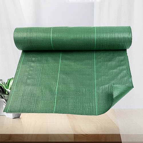 Tela resistente para paisajismo de jardín, geotextil de fácil instalación, tela de barrera de malezas para huertos, tela de suelo comercial (tamaño