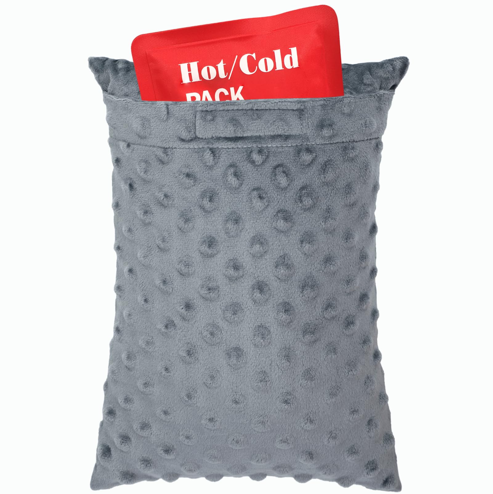 BNRendles Hysterectomy Pillow Pocket Tummy Pillows, Hysterectomy Recovery Gifts, Ice Pack Not Included, Small Portable Abdominal Cushion After Surgery Post C-Section Women Minky Dot Dark Gray