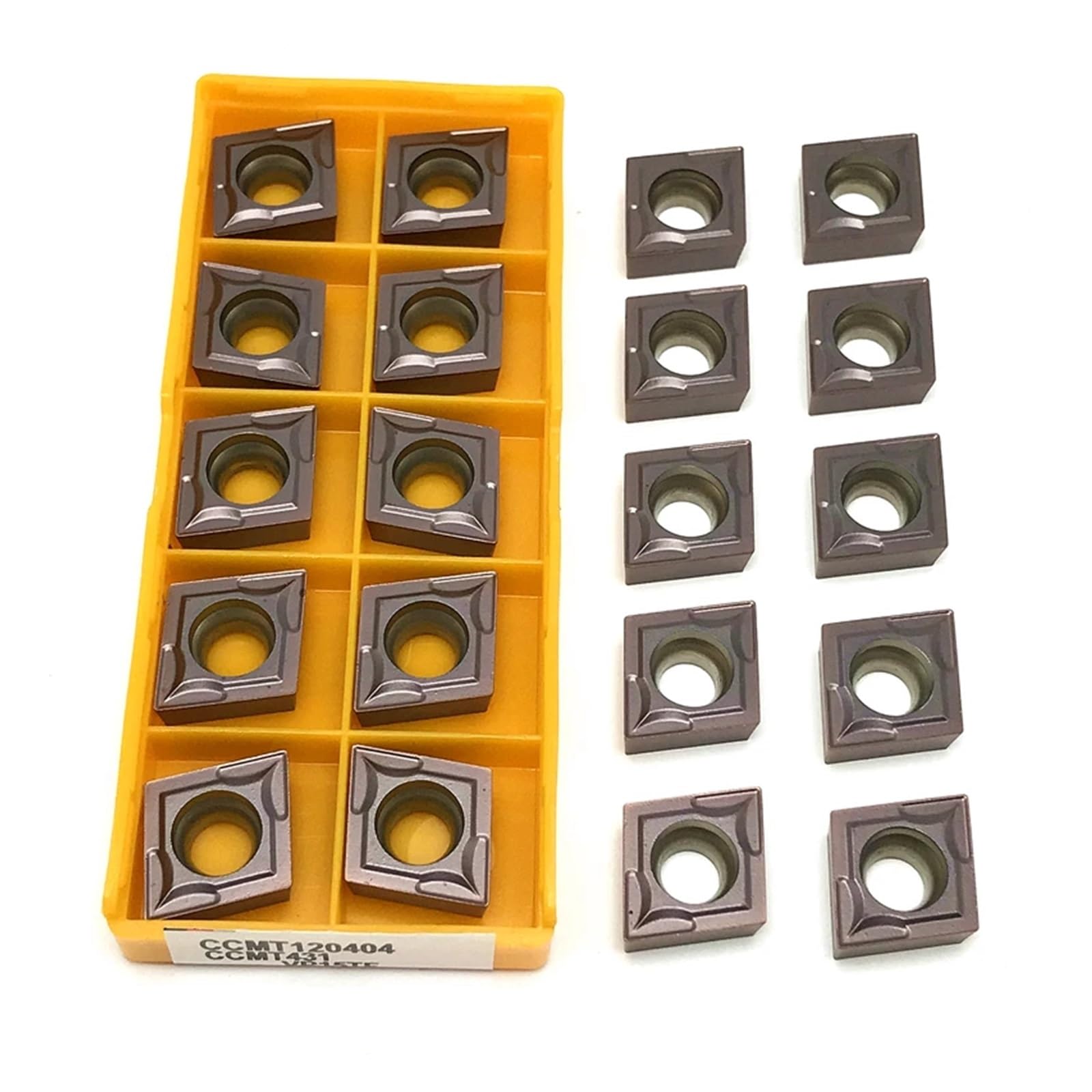 CCMT120404 VP15TF insert carbure de tournage externe et usinage acier inox