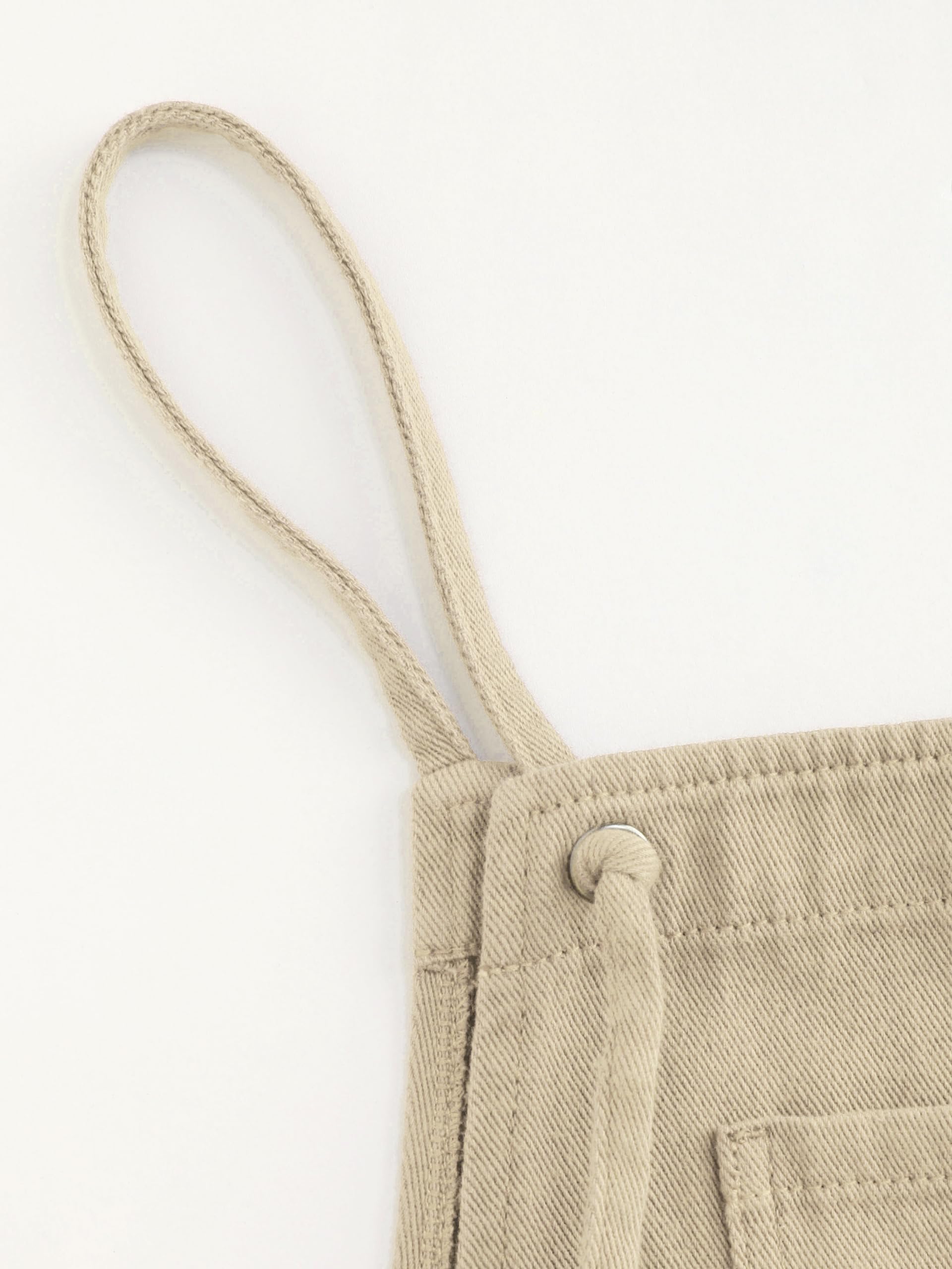 CIDER Overall-Shorts für Damen, Jeans-Strampler, verstellbarer Riemen, lockere Passform, Overall, Sommer, legere Outfits mit Taschen