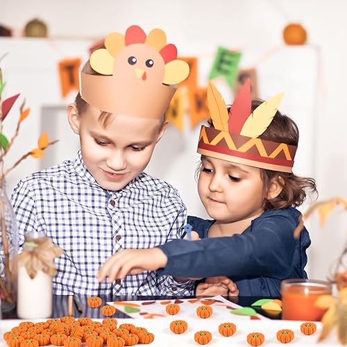 Miniatura 5 de PLULON 50 borradores de calabaza a granel para niños, mini borrador de lápiz 3D de goma de cemento para Acción de Gracias, Halloween, recuerdos de