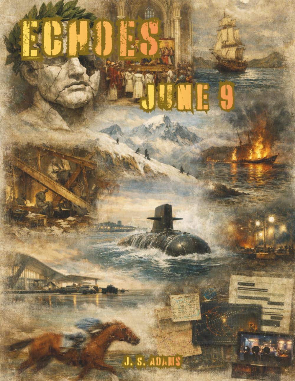 Echoes: June 9: A Coloring Journey Through June 9th in History (Echoes: A Coloring Journey Through History)