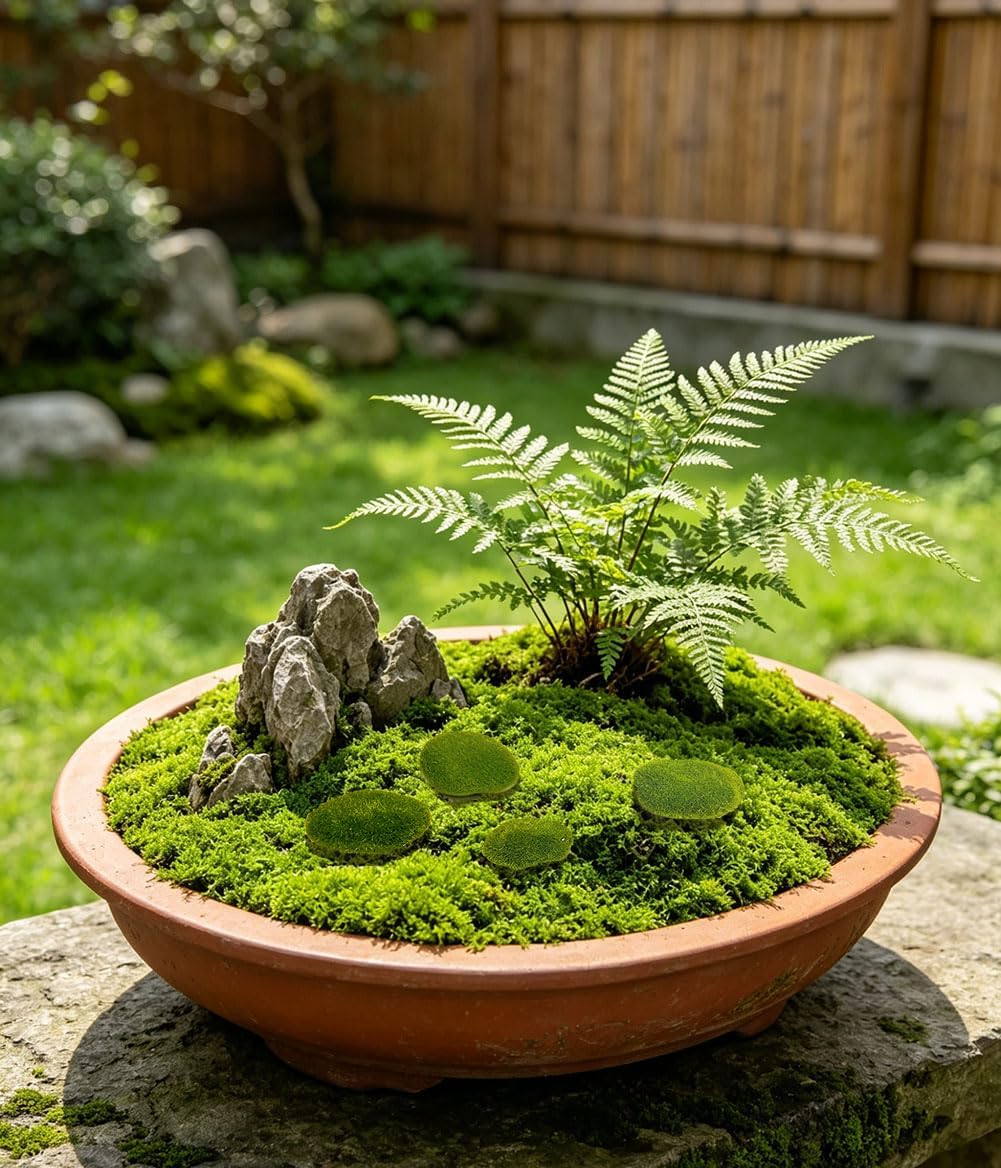 8pcs Different Size Artificial Moss Rocks Fake Green Moss Decor for Floral Arrangements Fairy Gardens and DIY Crafting(Green)