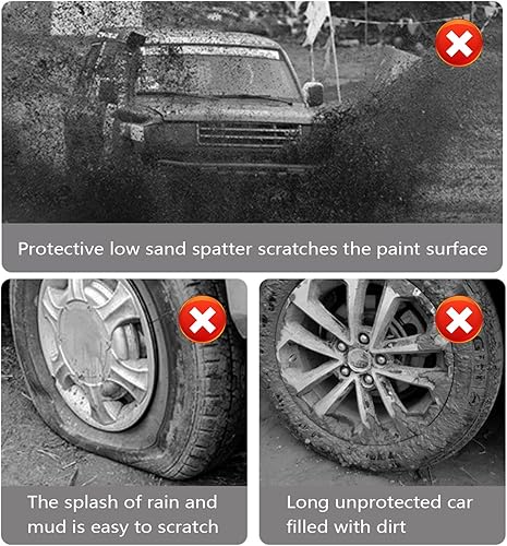 Miniatura 7 de 4 aletas de barro de automóvil, aletas de barro para ruedas y neumáticos y protectores contra salpicaduras, solapas universales para camiones que