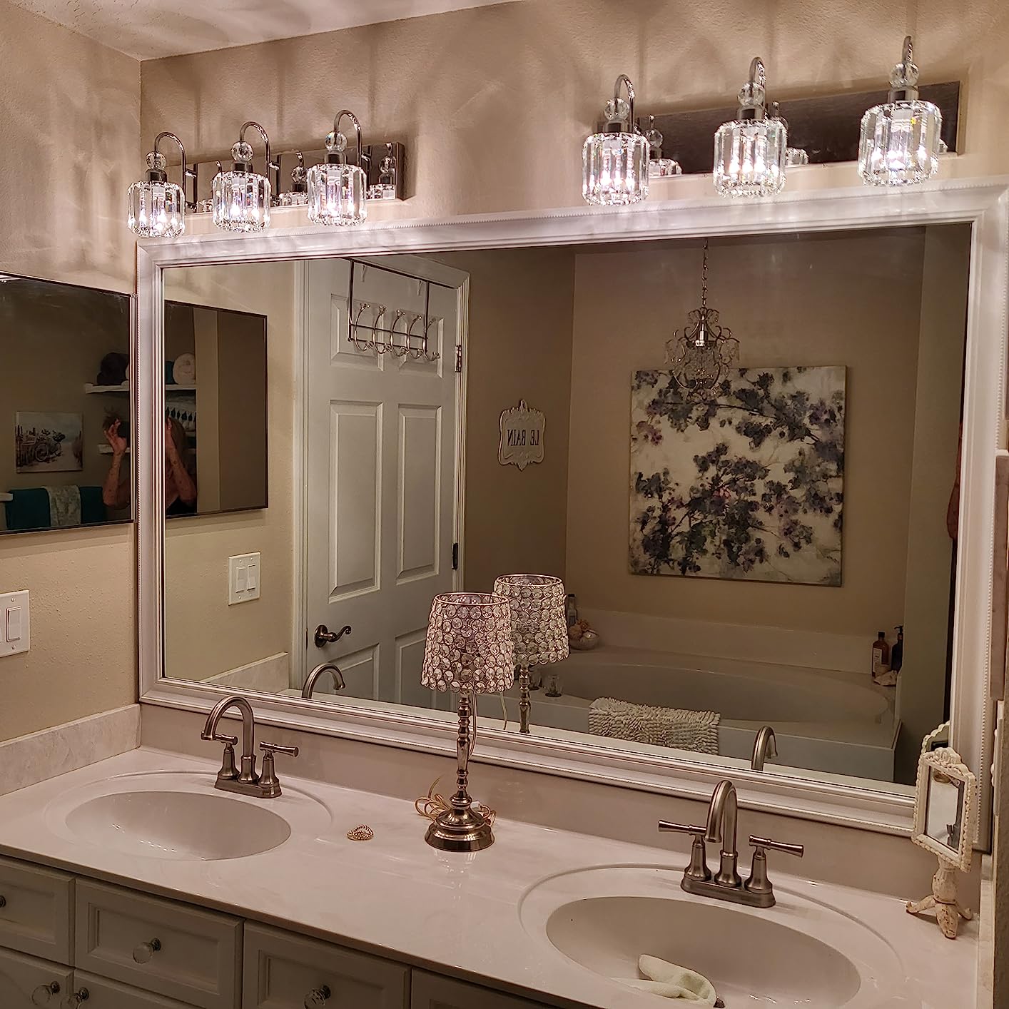 32/mo Finance Ralbay Modern Gold Vanity Lights for Bathroom 6Lights