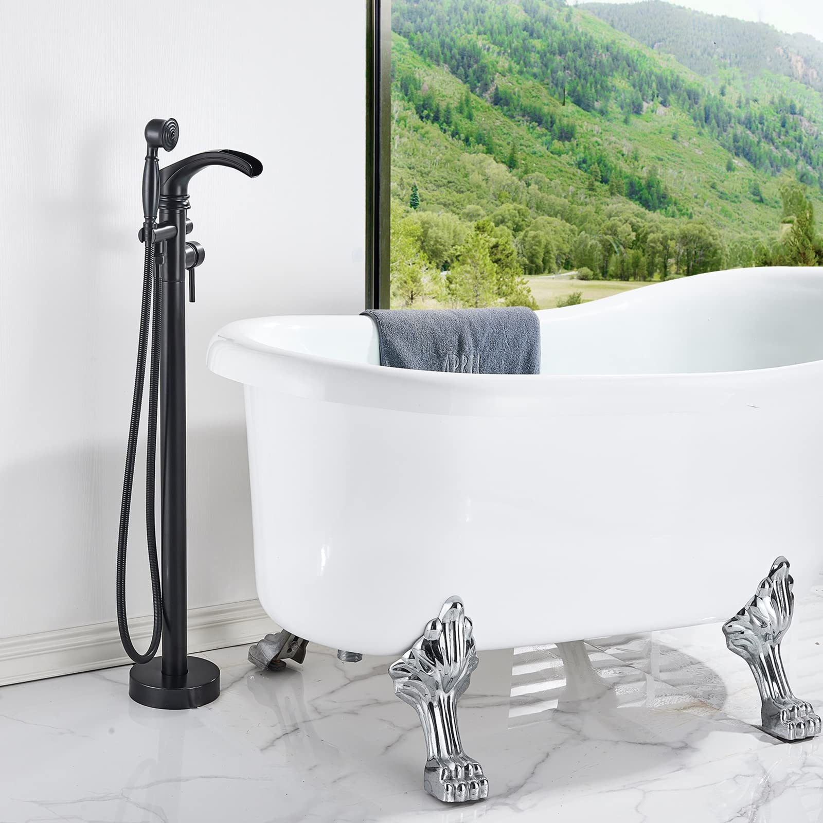 Rubinetti Autoportanti Per Vasca Da Bagno Rubinetto Per Vasca Cascata Monocomand