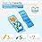 Monthly Pill Organizer 2 Times a Day, 30 Day Pill Box Organizer, One Month AM PM Pill Case Small Compartments to Hold Vitamin and 31 Day Travel Medicine Organizer, 4 Week Pill Cases (Blue)