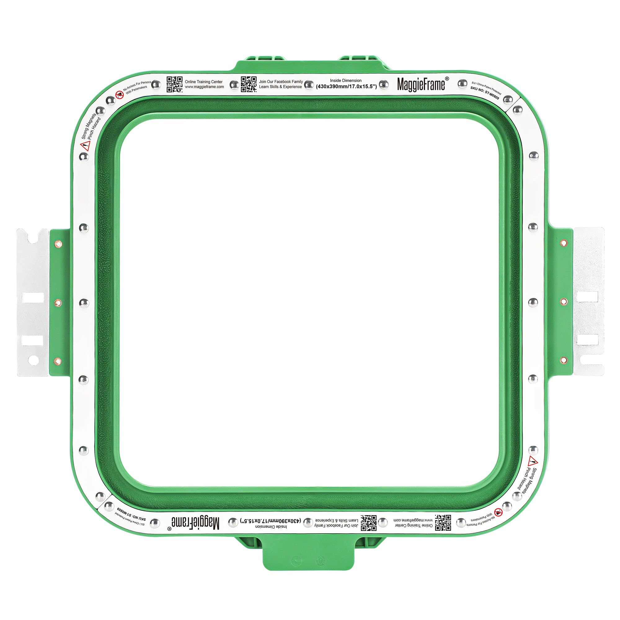 Brewland Bastidor de bordado magnético 215x230mm para Poolin EOV EOM EOX | Compatible con las máquinas Poolin indicadas en el título; 8.5x9inch