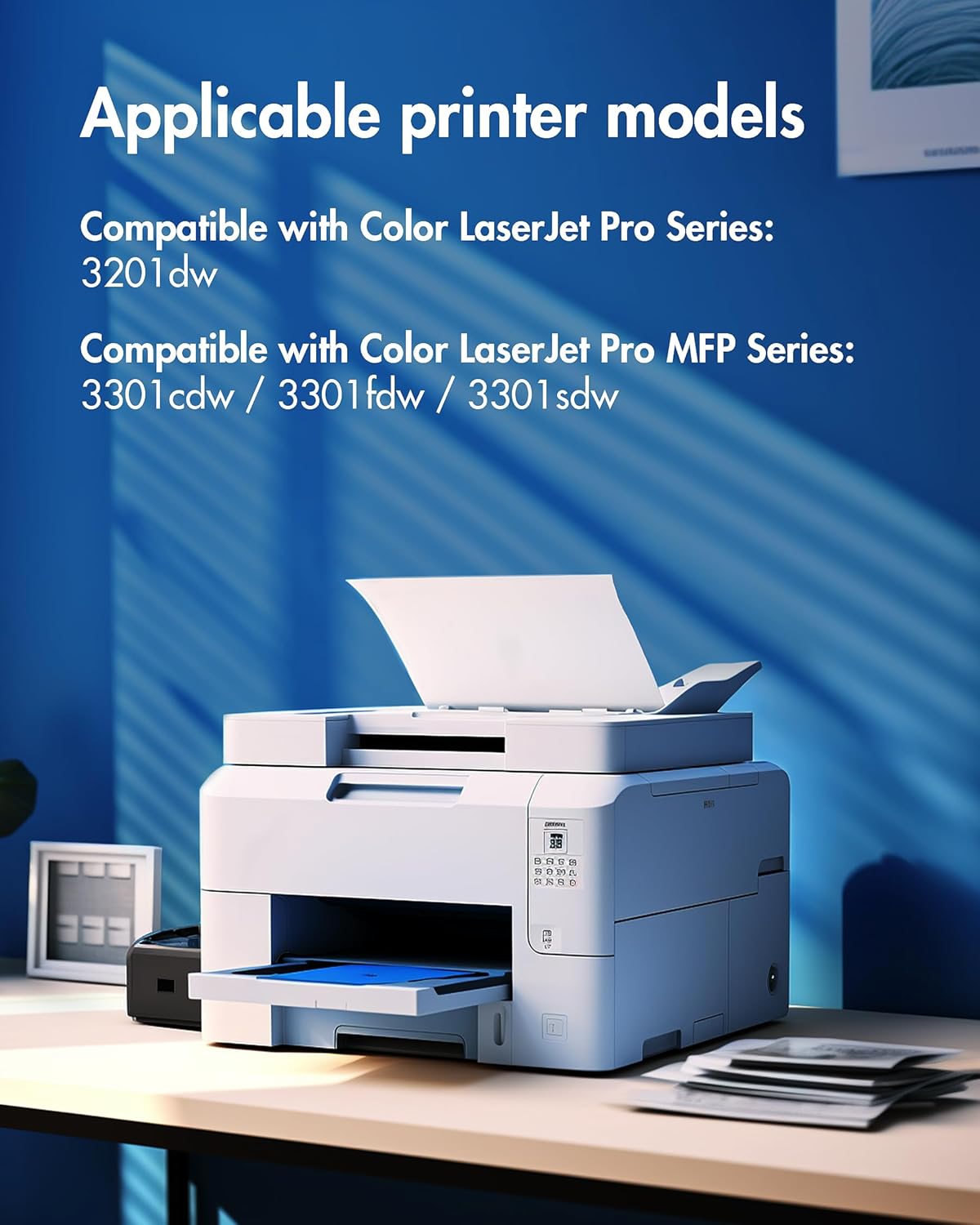 218A Toner Cartridges 4 Pack(with chip) Replacement for HP 218A 218X Toner High Yeild Compatible with HP Color LaserJet Pro MFP 3301cdw 3201dw 3301sdw Printer W2180A Ink Set (B/C/Y/M)