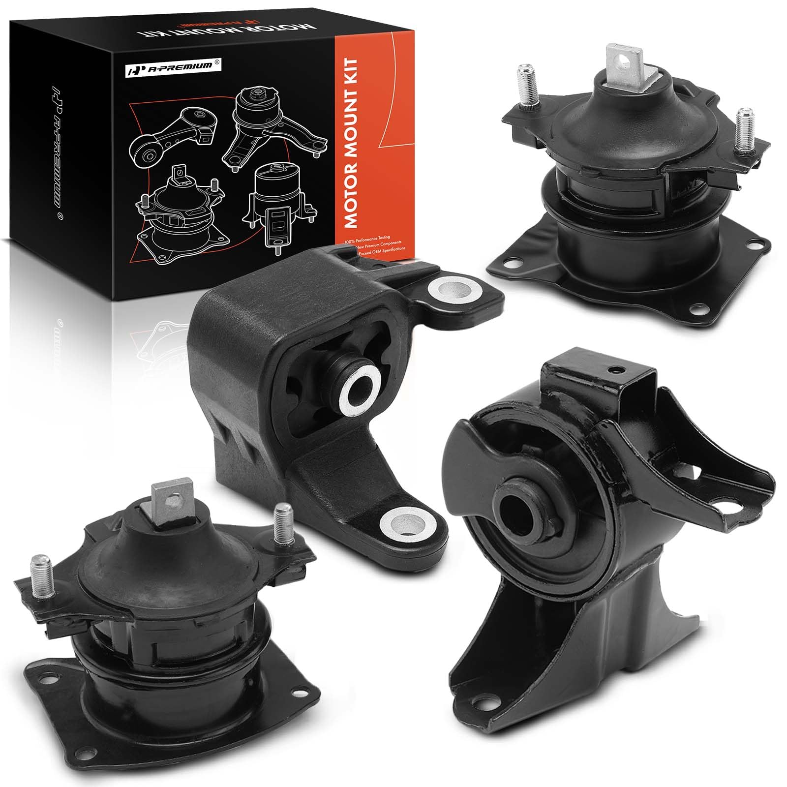 moaさま A-Premium Engine Motor and Transmission Mount Kit Compatible with