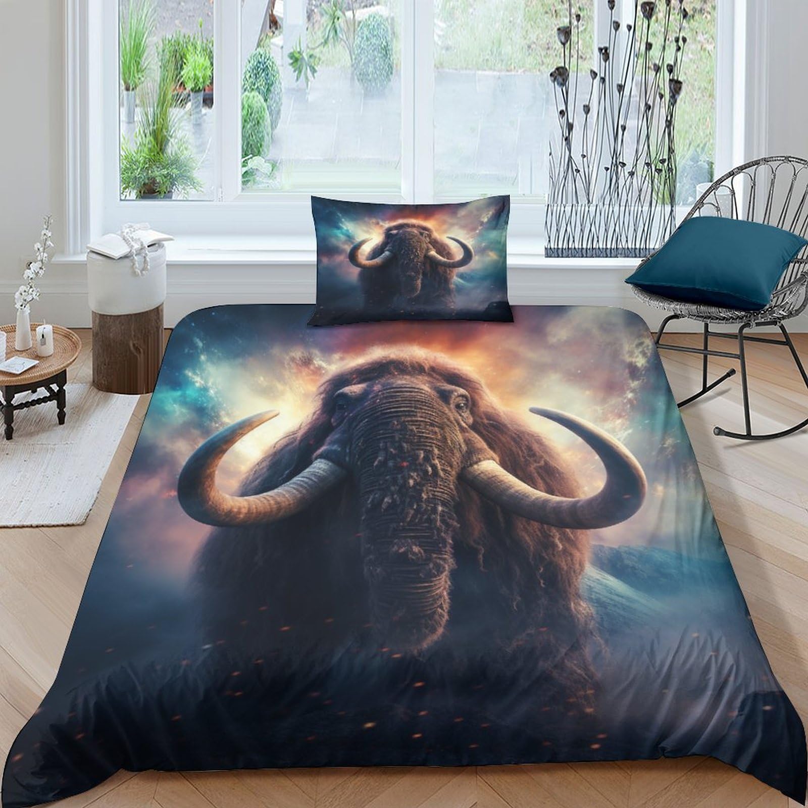 Housse de couette jurassique mammouth pour transformer la chambre des enfants avec style