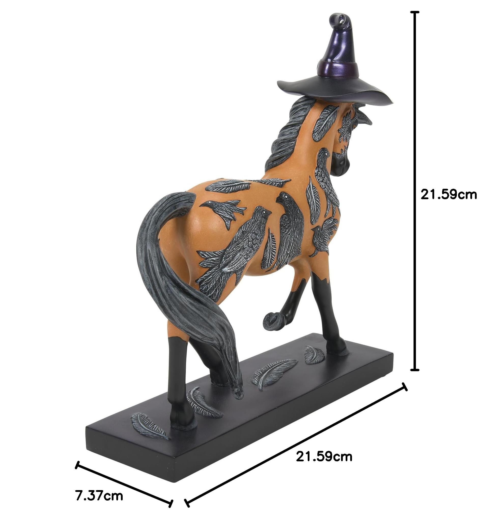 Enesco The Trail of Painted Ponies Halloween-Figur, Herbstversammlungen, 21,6 cm, Mehrfarbig