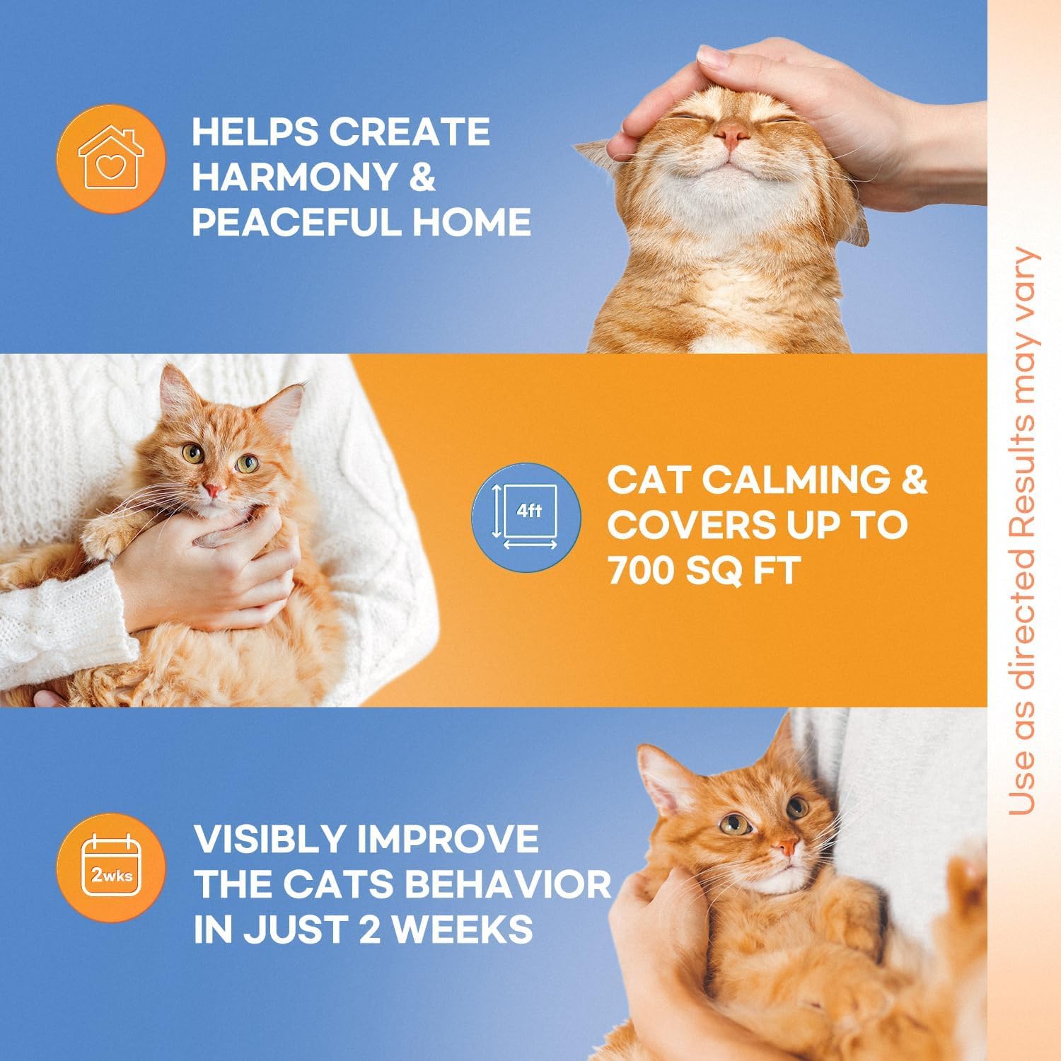Cat Calming Pheromone Diffuser: Cat Calming Pheromones Diffusers - Reduces Stress & Anxiety with Calming Pheromones - image 6