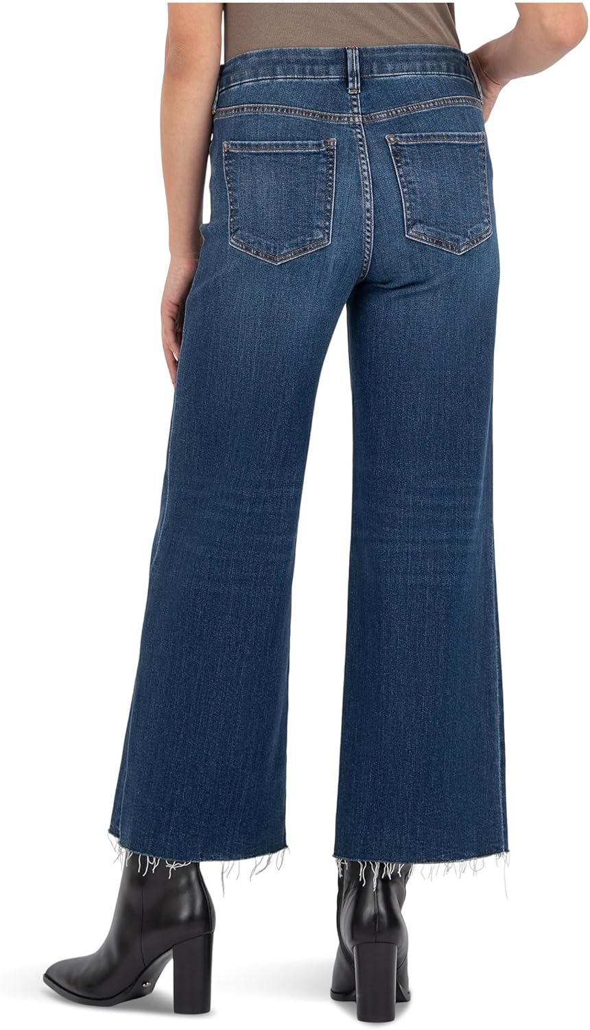 KUT from the Kloth Meg-High-Rise, Wide Leg Pants in Acutely - Image 3