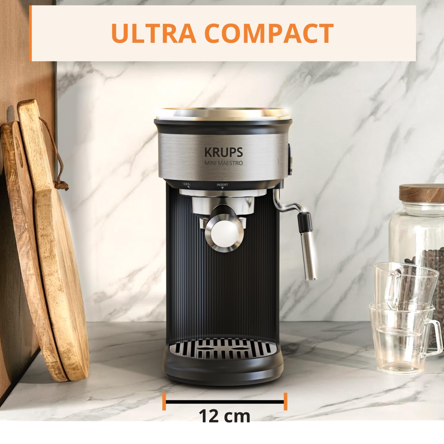 KRUPS Mini Maestro Espresso Machine - Make Espresso & Latte -7