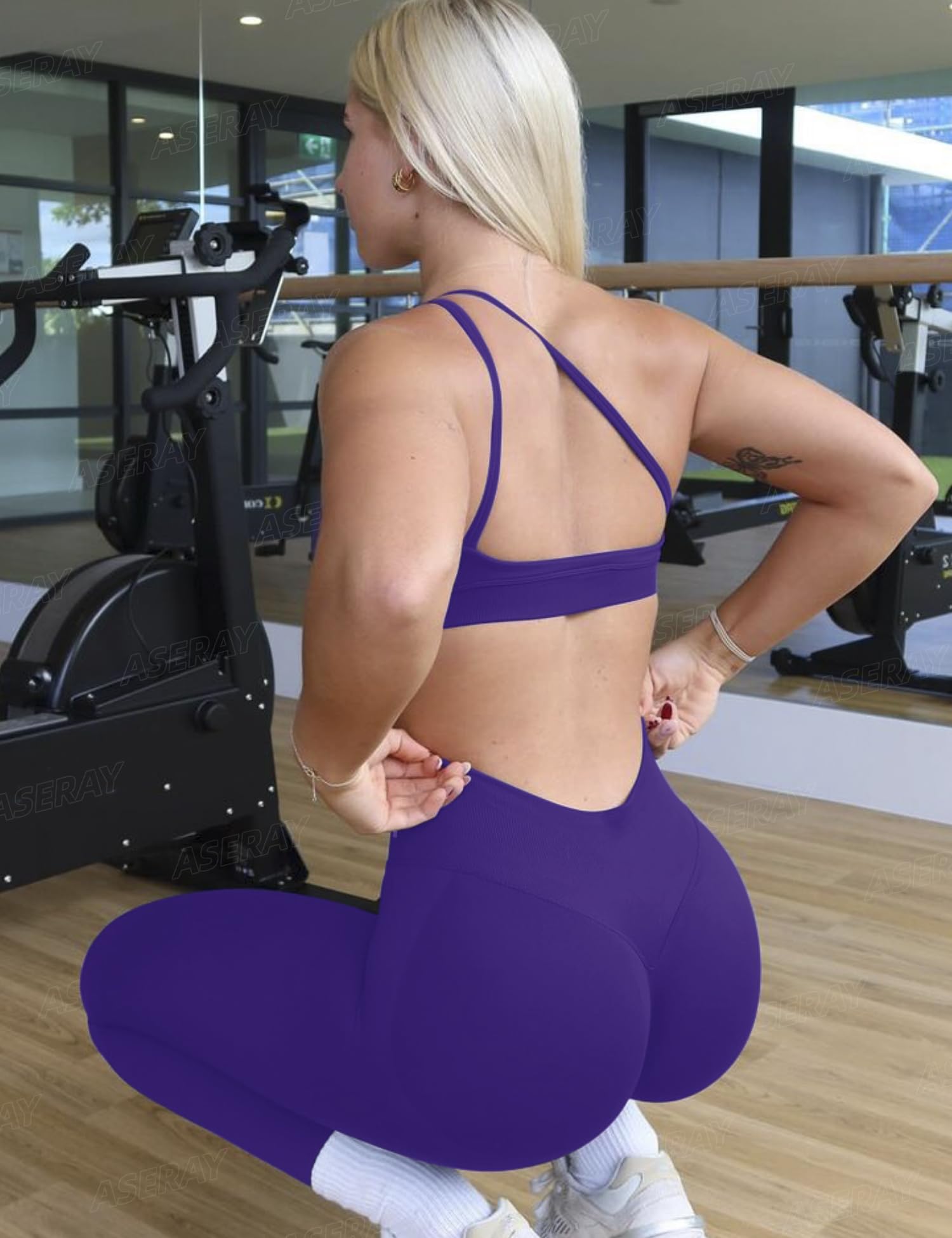Legging sans couture pour femme - Legging de sport pour femme - Contrôle du ventre - Pantalon de yoga