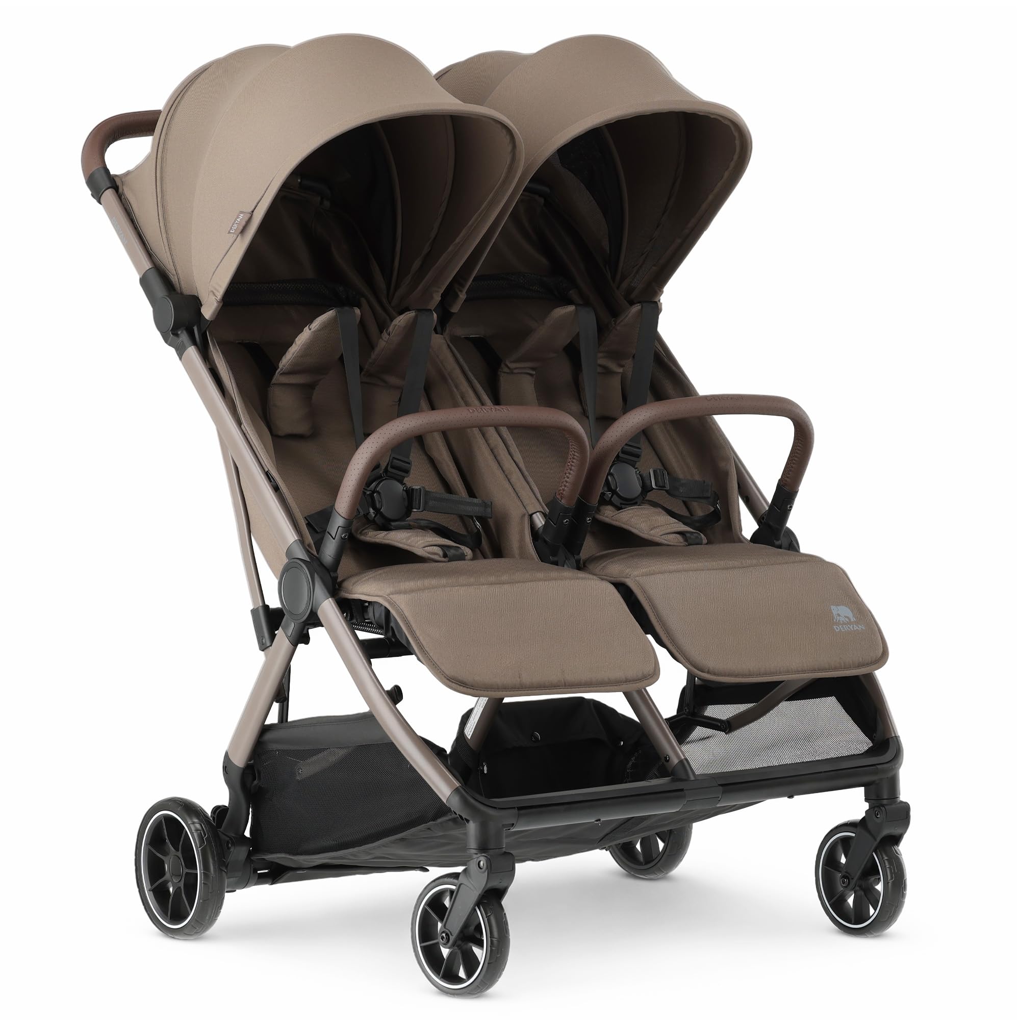 Deryan Rolo X2 V2 Poussette 2 en 1 Pliable Hazel