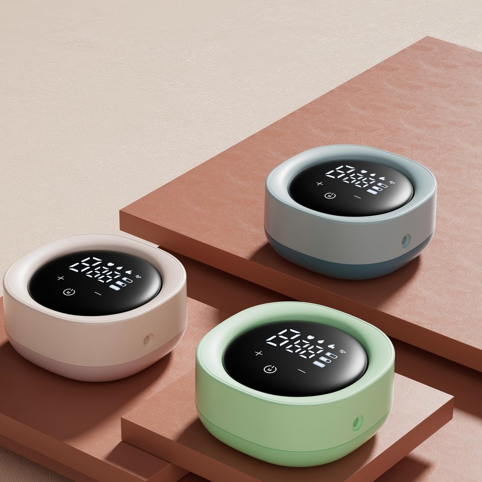 Tiralatte elettrico, breast pump electric, estrattore di latte portatile, tiralatte elettrico, portatile, estrattore di latte senza fili, con 4 modalità e 9 livelli di aspirazione (light blue, 21mm)