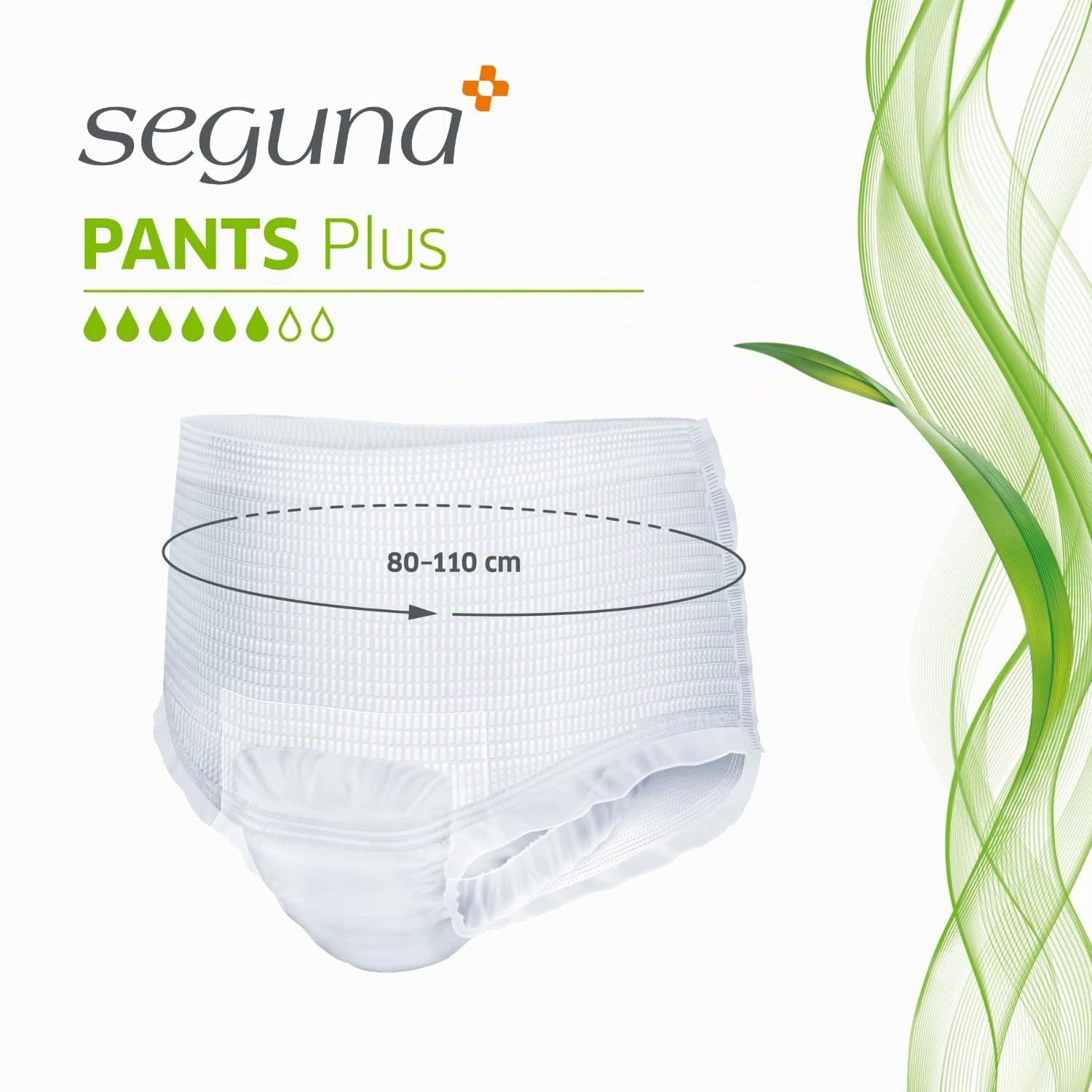 SEGUNA Pants Plus, 4 x 20 Stück, Gr. M, Inkontinenz Pants, Windelhosen für Erwachsene, Frauen, Männer, Inkontinenzhosen bei Blasenschwäche