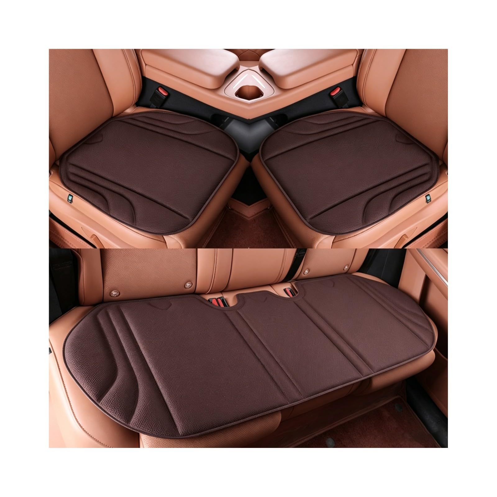 cuscini per sedile auto per Fi𝘢t Tipo Saloon(2016-) | Set di 3 Tessuto traspirante, base antiscivolo, previene caldo opprimente e sudorazione dopo lunghe sedute