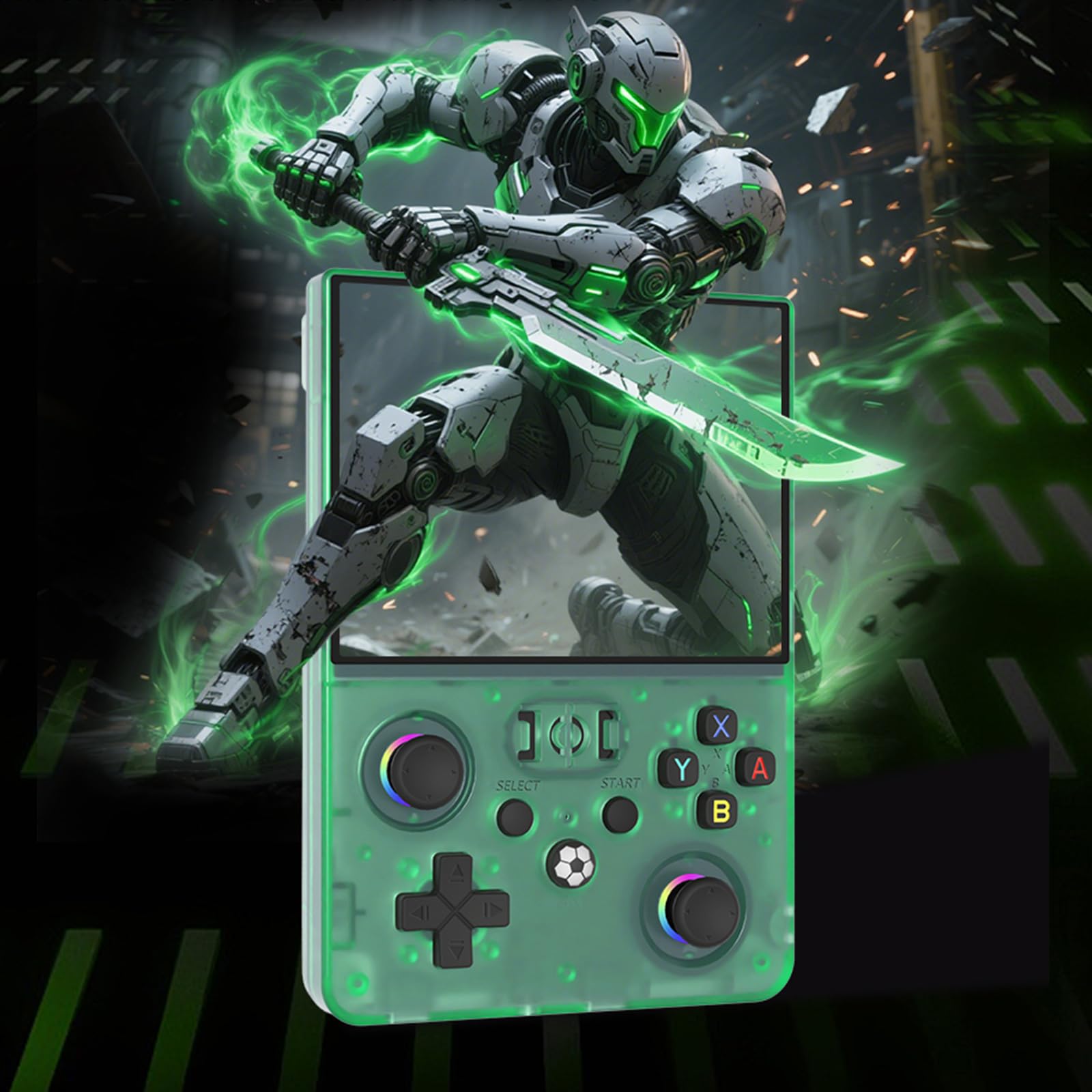 Console video retrò portatile con schermo IPS HD da 4,5 pollici Console di gioco retrò Batteria integrata da 4000 mAh Regali per papà marito