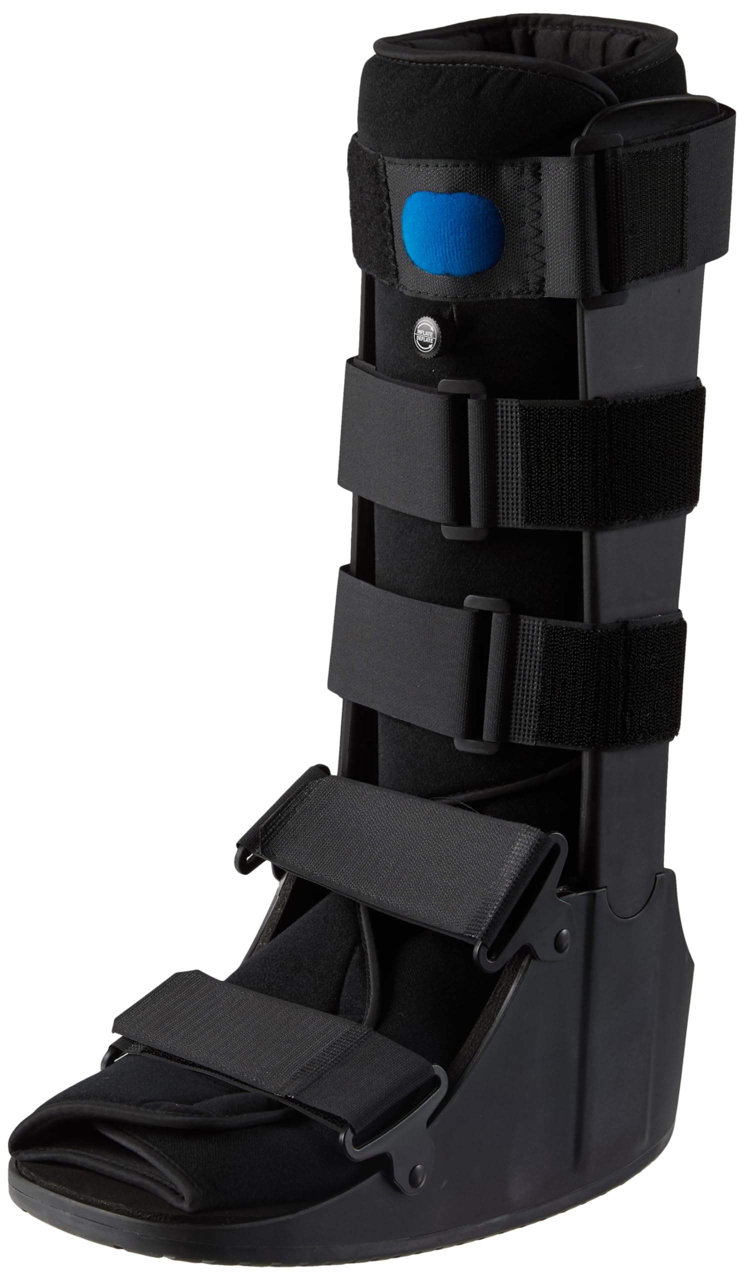 Rolyan Stabilizer Air Walker, Standard X-Large, Small, Provides Ankle Support and Combats Swelling, Features a Shock-absorbing Insole, Rocker Bottom Sole and Adjustable Straps