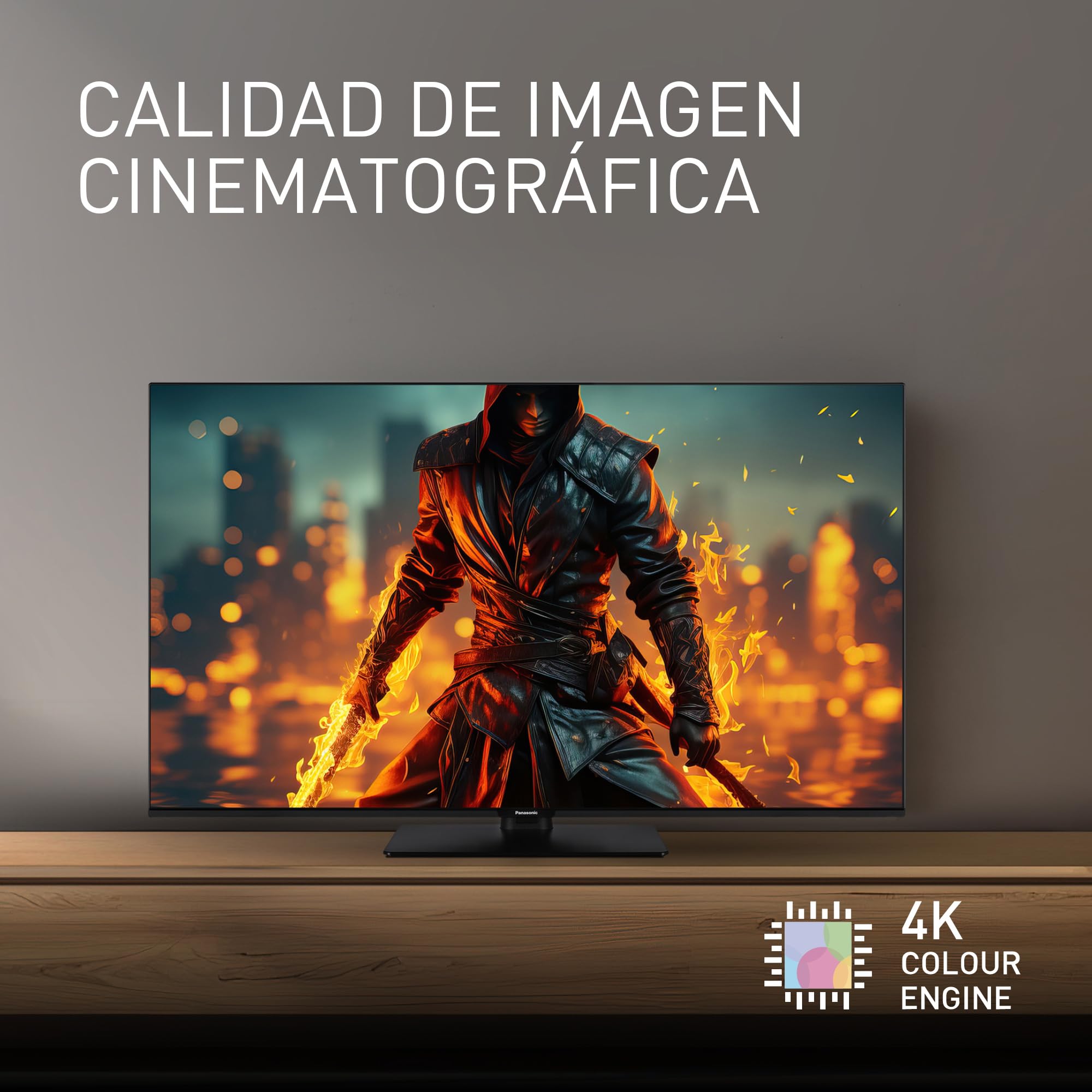 Panasonic TB-43W61AEZ, Serie W61, Smart TV LED 4K Ultra HD de 43 Pulgadas, 2025, TiVo, Dolby Vision y Atmos, Modo Juego Plus, Alexa y Control por Voz de Google, Negro | Dolby Vision & Atmos, Game Mode Plus, Alexa & Control de Google Voice, Televisor Intel