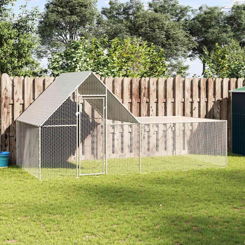 Kurnik 4 x 2 x 2 m stal ocynkowana