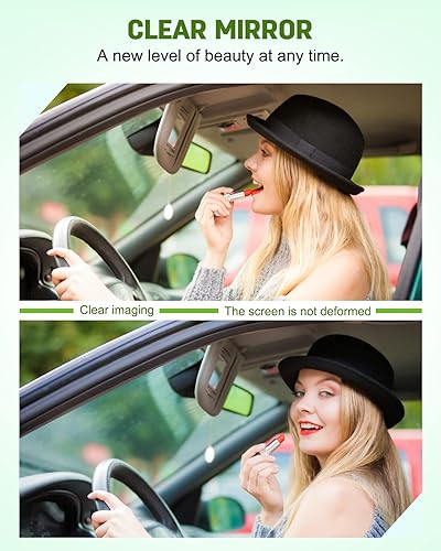 Miniatura 6 de SCITOO Conjunto de visera solar del lado del pasajero derecho para Toyota Highlander 2008-2013 con techo corredizo (gris)