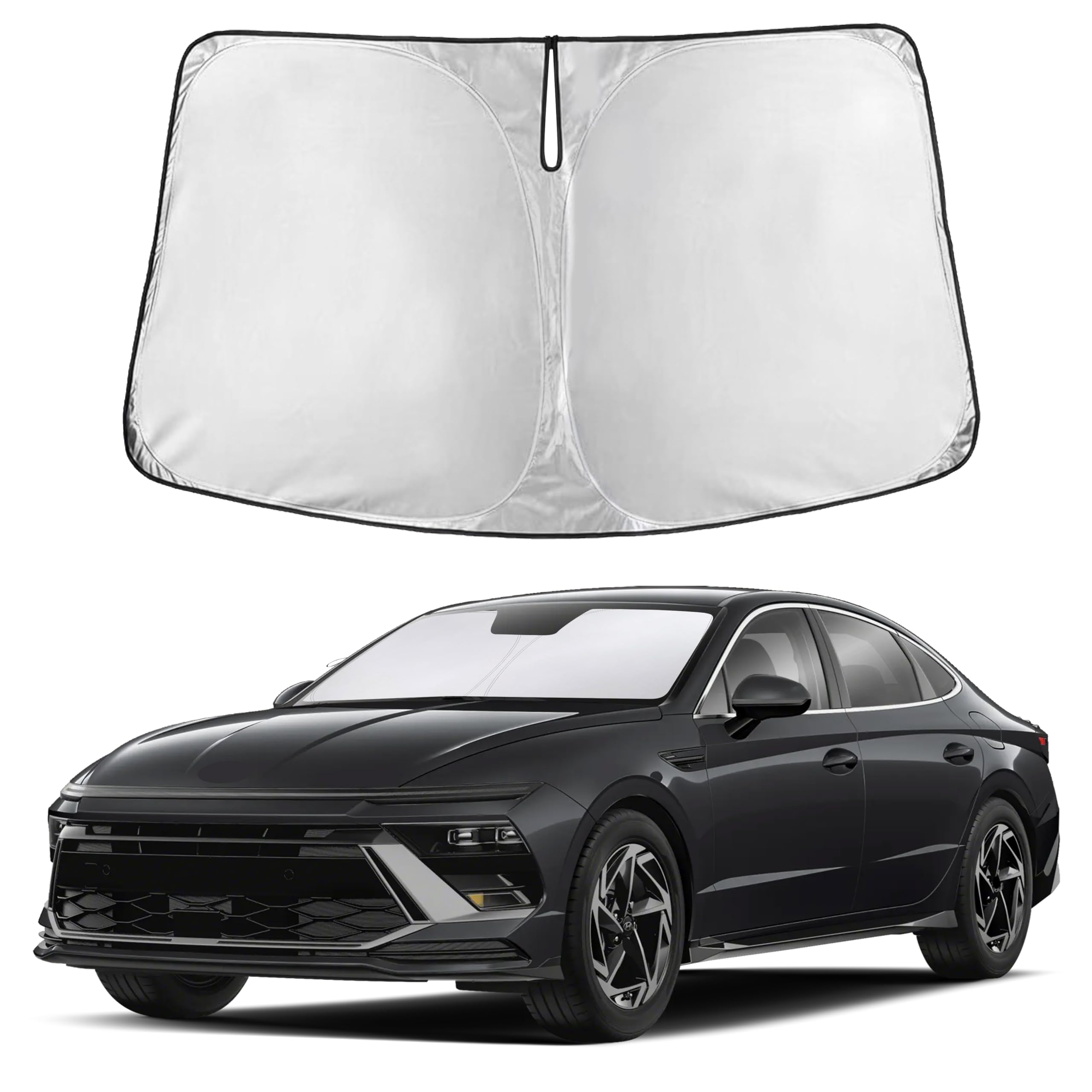 EcoNour Windshield Sunshade Compatible for Hyundai Sonata 2020-2025 2026