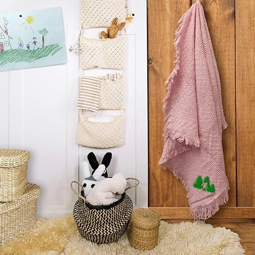 Miniatura 4 de Fastasticdeals Ropa de cama de bebé bordada personalizada para niños y niñas, Woods Bigfoot A