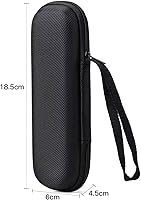 Vista 4 de Estuche rígido de EVA para escáner de lápiz, compatible con todo tipo de escáneres OCR (negro)