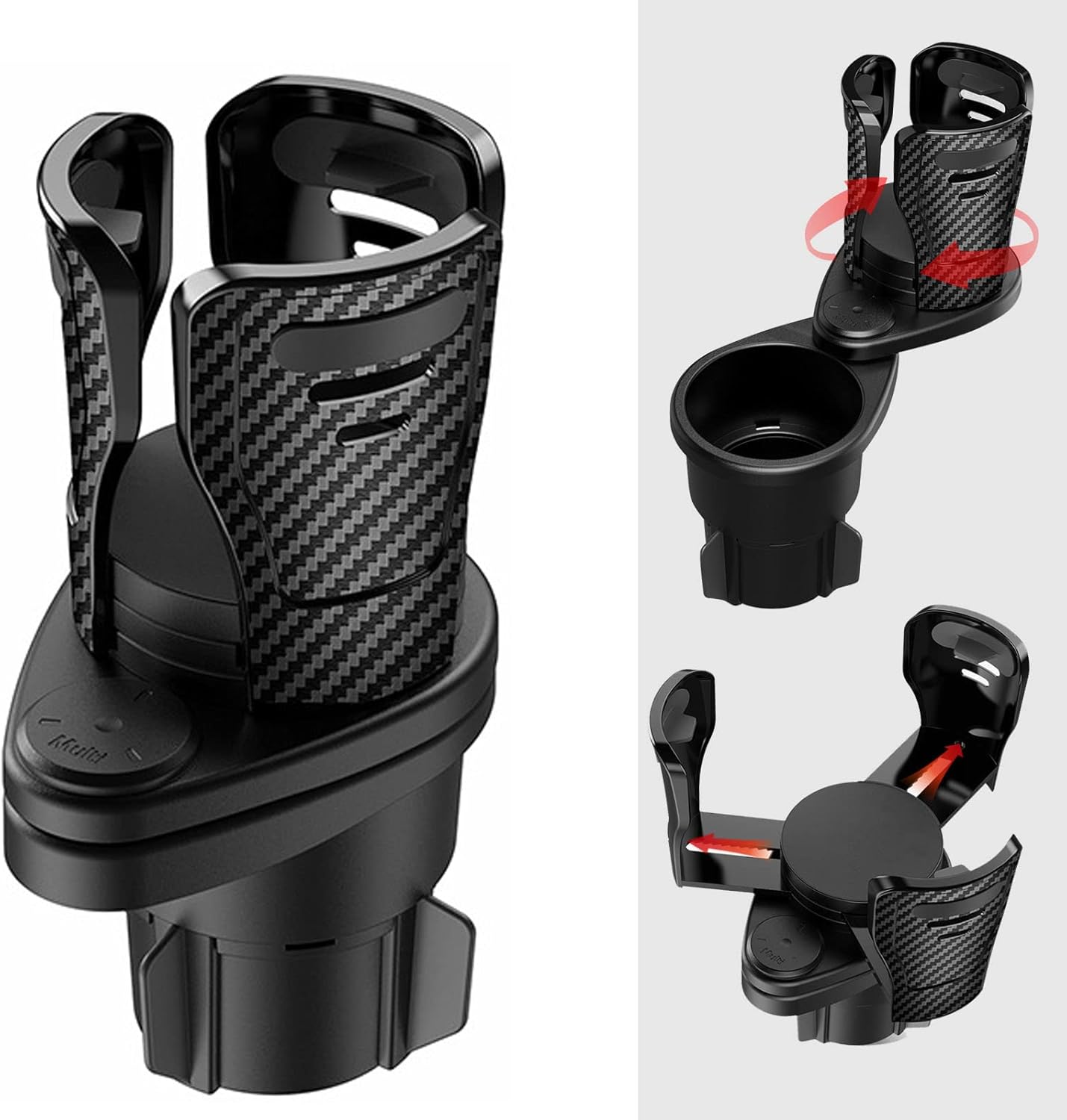 Buy Cup Holder Expander for Car, 2in1 Multifunction Vehicle Mounted