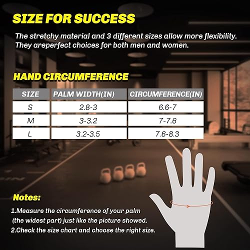 Miniatura 8 de JINGCHUAN Guantes de entrenamiento con agarre para mujereshombres, guantes de gimnasio acolchados de 0.118 pulgadas para levantamiento de pesas,