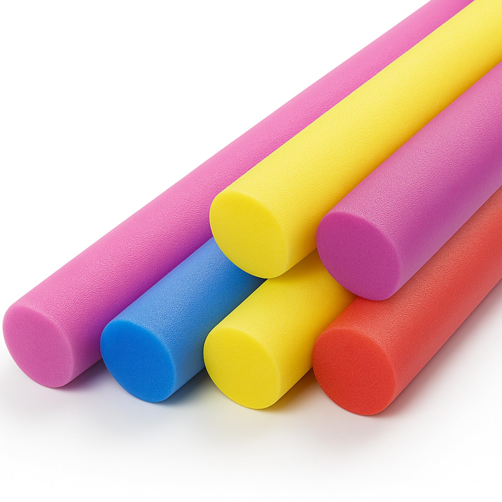 Laeto Foam Pool Noodle – Durable Swim Noodles for Adults & Kids | Floating Foam Sticks for Exercise & Fun | Pack of 2 or More – Assorted Colors
