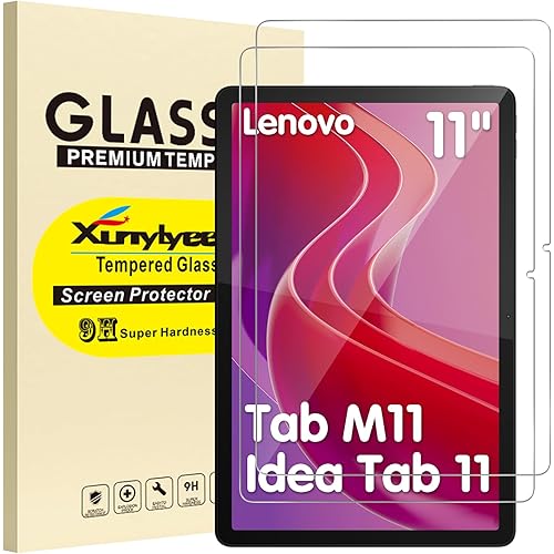 2-Pack, Screen Protector for Lenovo Tab M11/ Lenovo Idea Tab 11 Inch 2025 Tempered Glass Film