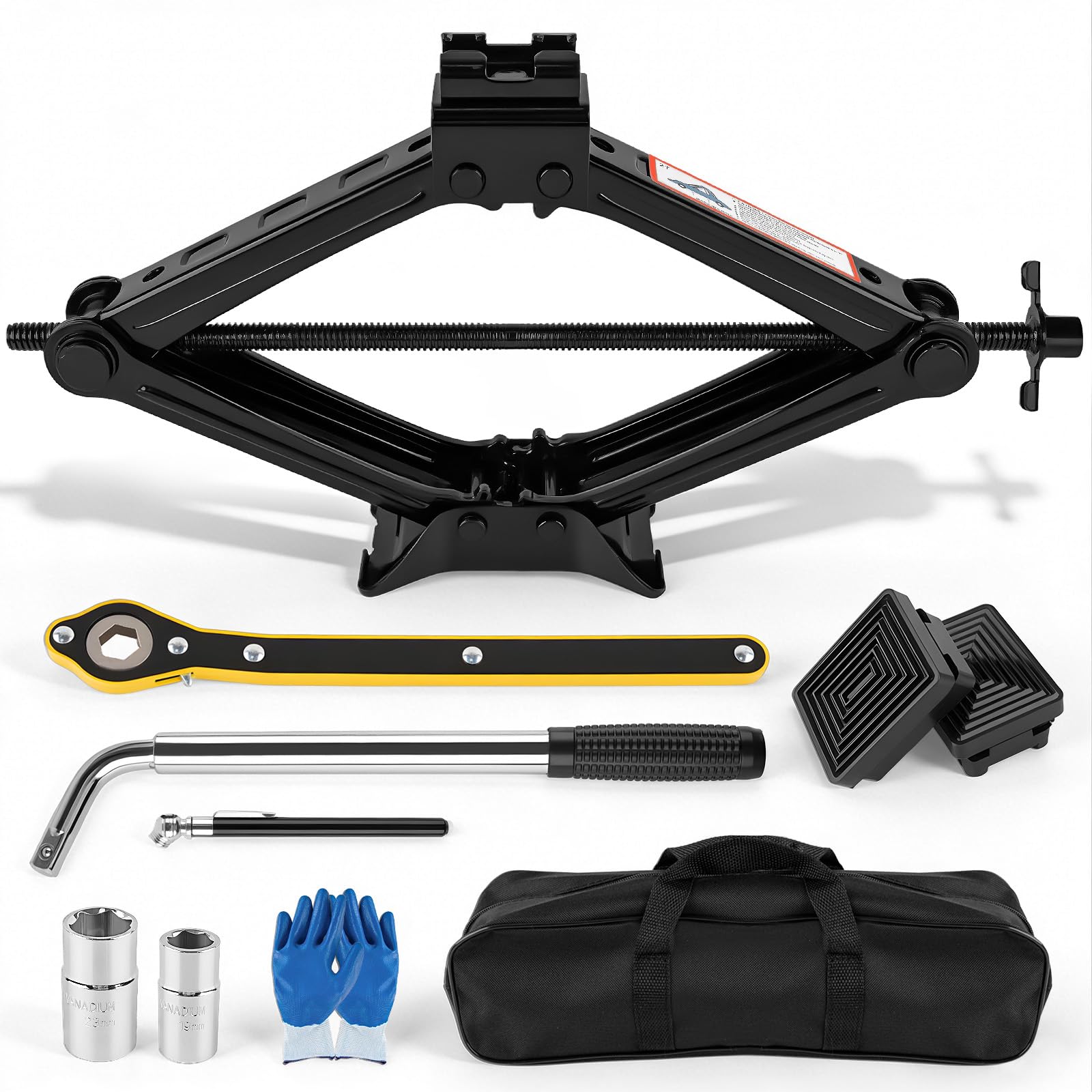 Viibrra 2 Ton Scissor Jack
