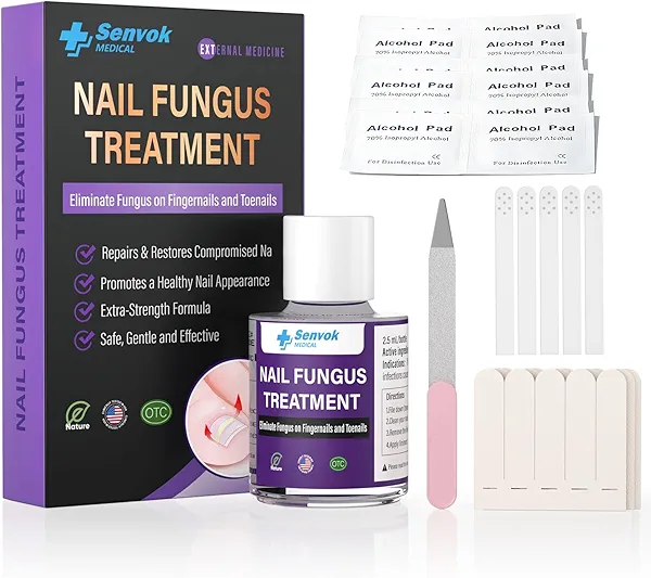 Toenail Treatment Extra Strength, Fast-Acting Toe Nail Treatments, Safety Restore and Renew Discolored & Damaged Nails, Improve Nail Health and Appearance