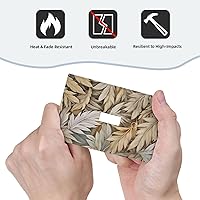 Vista 6 de Cubiertas Decorativas de Arte para Interruptores de Luz, Hojas de Otoño, Placa de Pared de Palanca Individual, Cubierta Decorativa de Interruptor