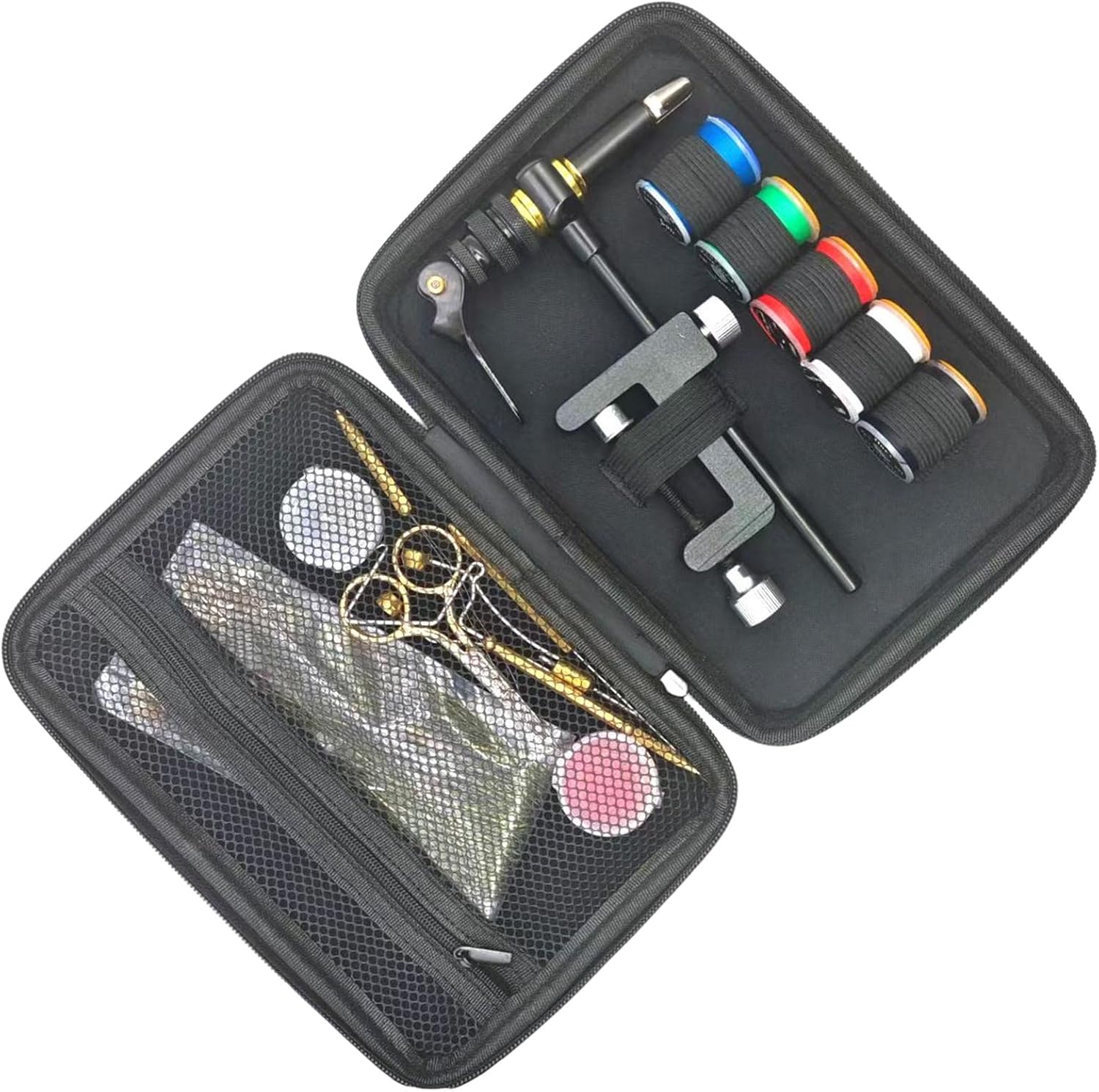 Esquirla Multipurpose Rotary Fly Tying Vise Tools Adjustments Threader