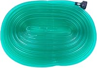 Vista 9 de Manguera de riego y remojo de alta resistencia de 50 pies, manguera de jardín para remojar el suelo, manguera de agua que gotea el 70% de agua, Verde