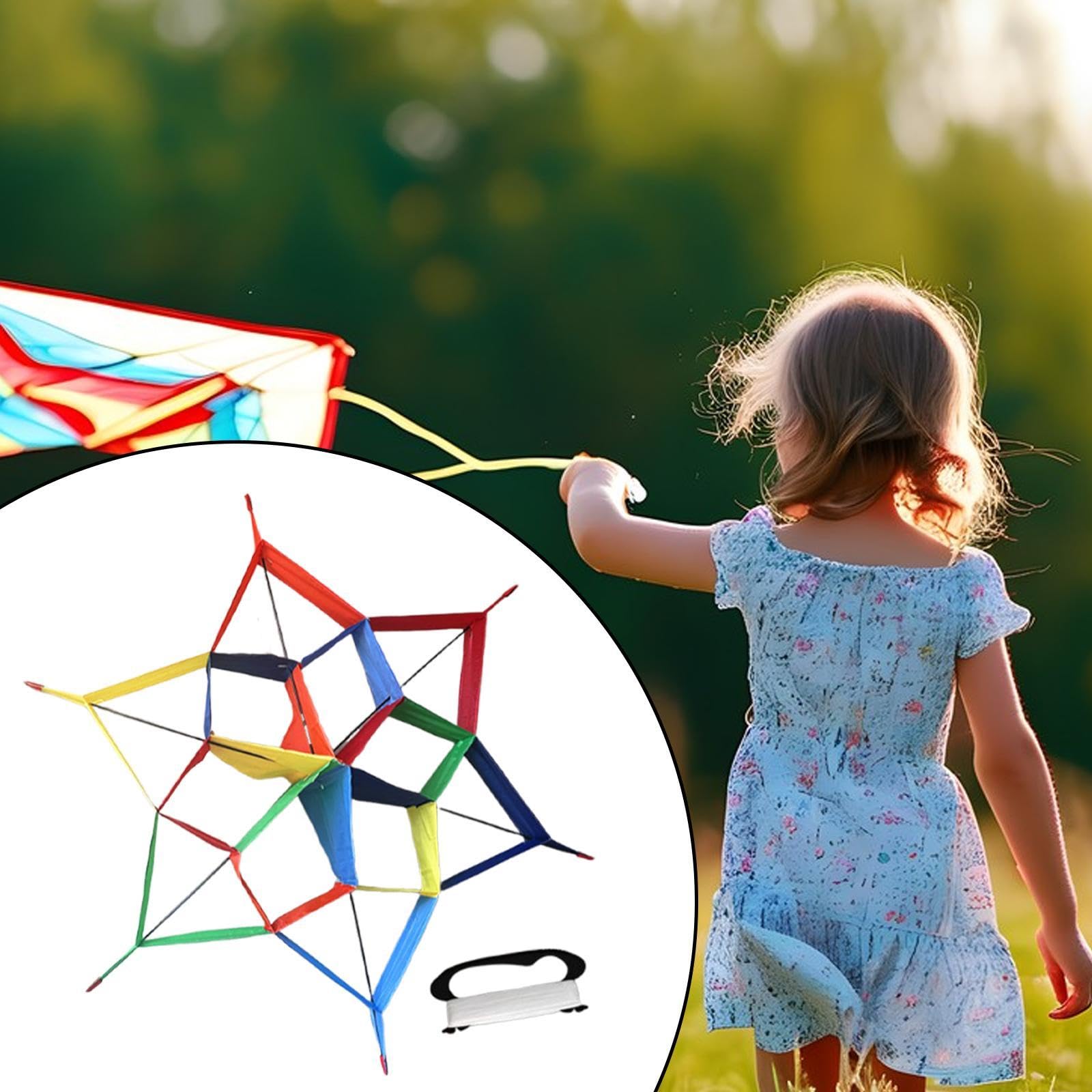 predolo Juego de Cometas Hexagonales para Actividades Al Aire Libre en El Jardín, para Niños Y Adultos.