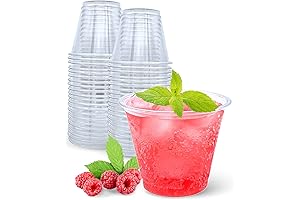 Aatriet 9oz Clear Plastic Cups: A Perfect Choice for Elegant Gatherings