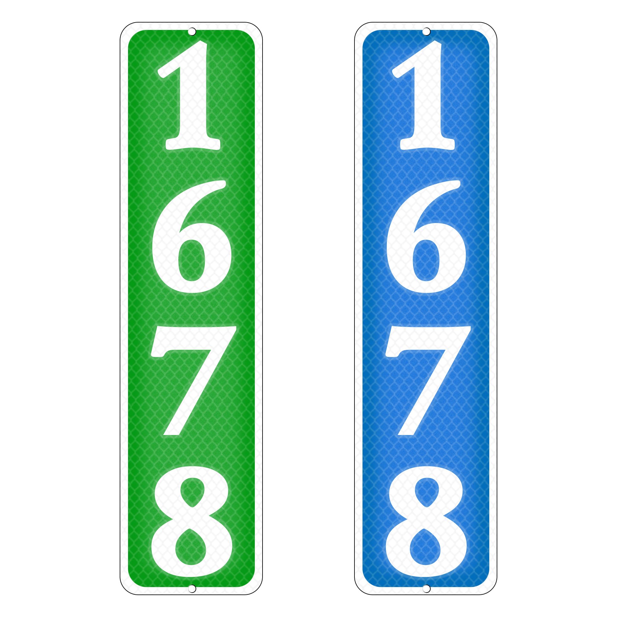 YIPTOUR Custom Reflective 911 Address Sign for House, 10