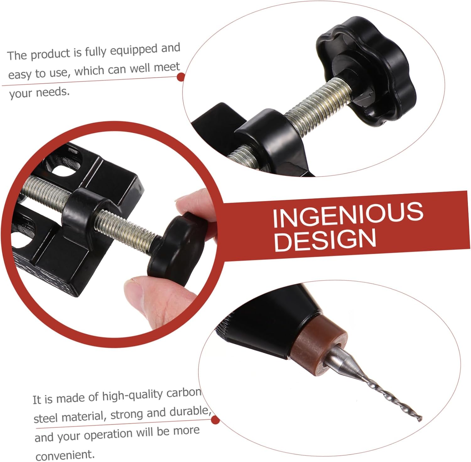1set Jewelry Making Kit Hand Drill Set Mini Twists Drill Bit Easy to Use Efficient Drilling Tool